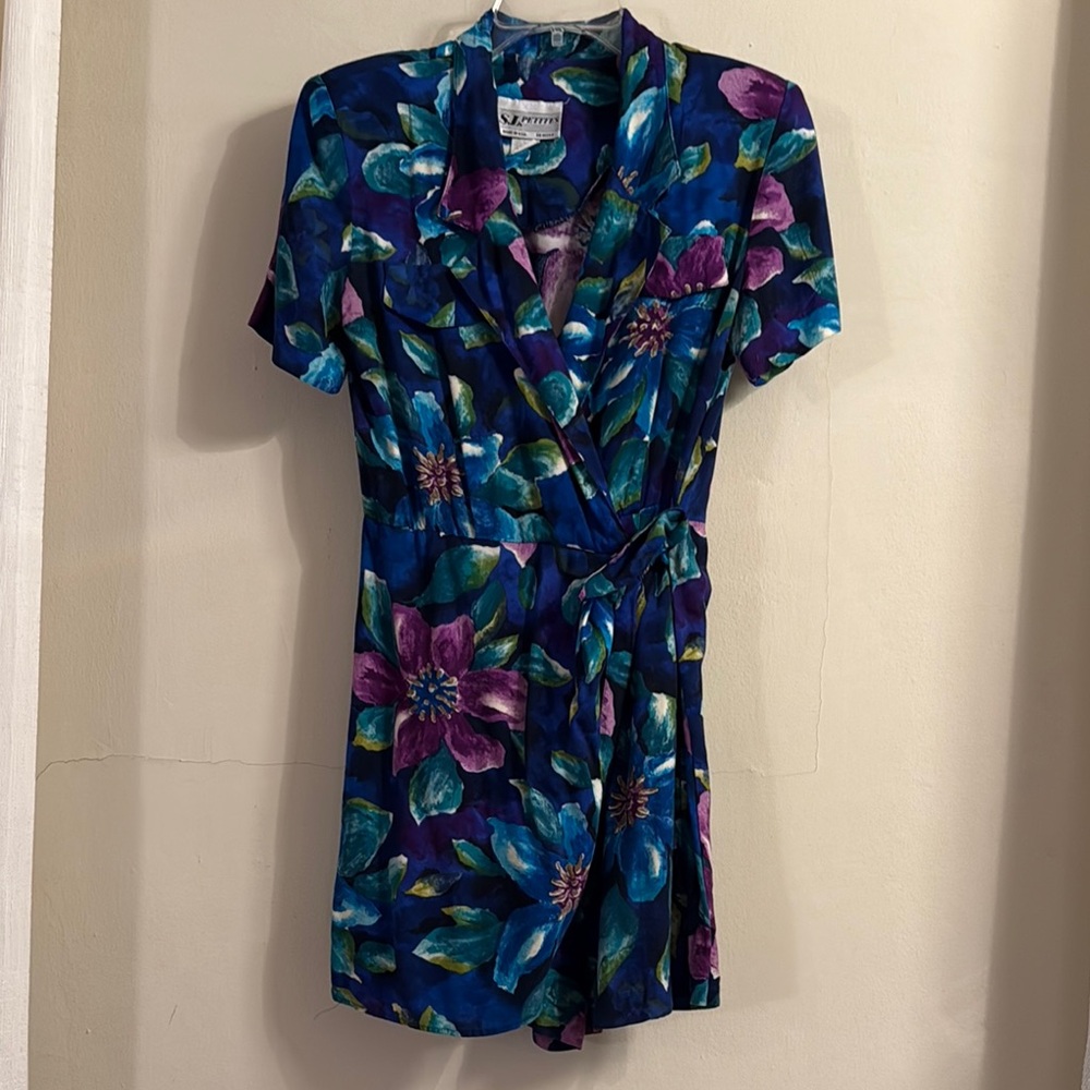 Floral Wrap Dress